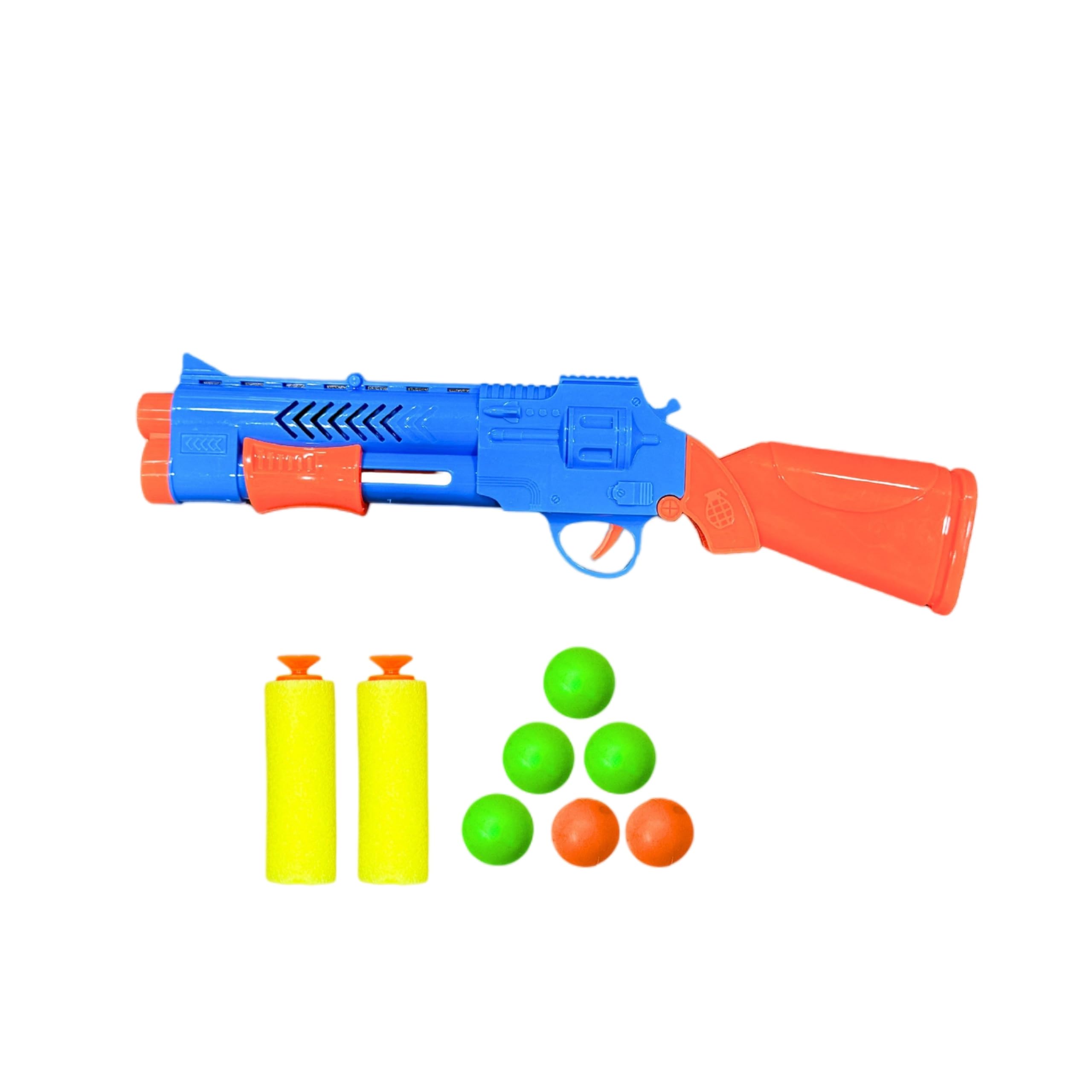 Happy Turtle - Smart Counting Shooting Gun|Click & Catch Ball Game with Gun, Bullets & Ball Catcher|Ideal Kids Toy for Ages 5+ | Fun Shooting Game (Pack of 1)