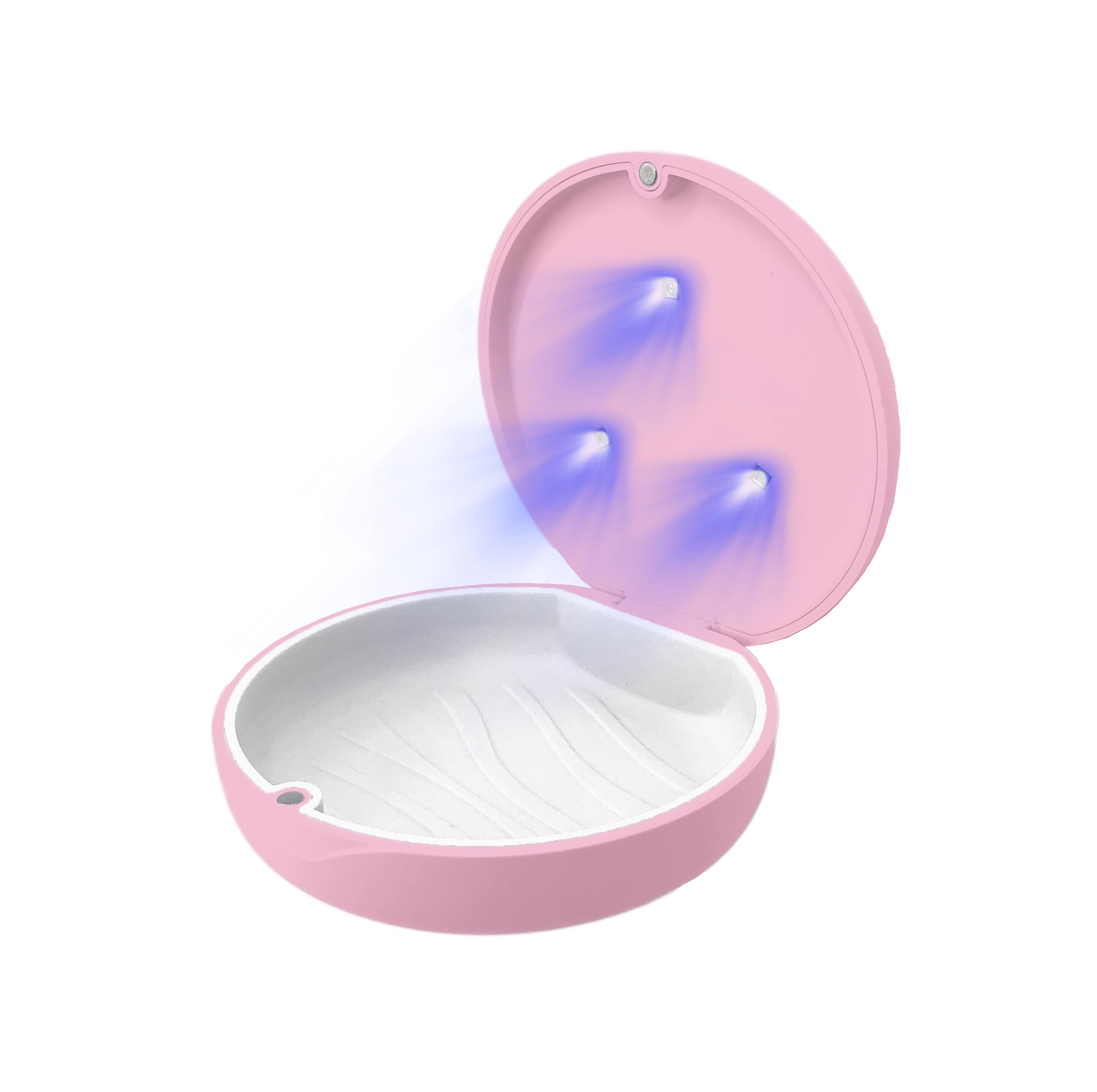 Hello Bright - UV Retainer Case for Invisalign, Aligners, Dental Braces, Mouth Guard, Dentures and Night Guard - Small and Portable UV Retainer