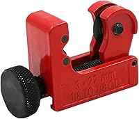 LapangZi Mini Copper Pipe Cutter - Adjustable Tube Cutter for 3-22mm (1/8"-7/8") Copper, Brass, Plastic & Thin Steel Pipes