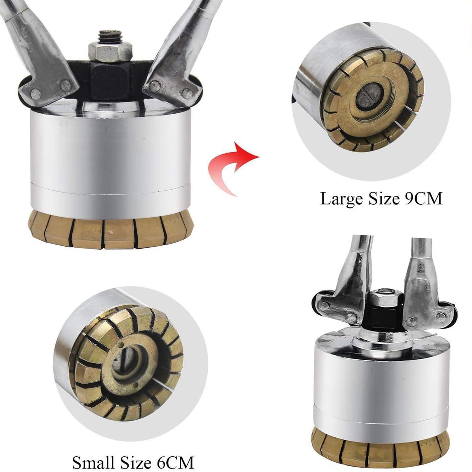 Pinza crimpatrice per fusti da 35 mm e 70 mm, pinza di tenuta a pressione per barili di olio e ferro, compatibile con fusti da 53 galloni