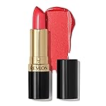 REVLON Rouge `a l`evres Super Lustrous Pearl, Formule cr'emeuse pour des l`evres douces et pulpeuses, Sensation d'hydratation, 425 Soft Silver Red, 4,2g