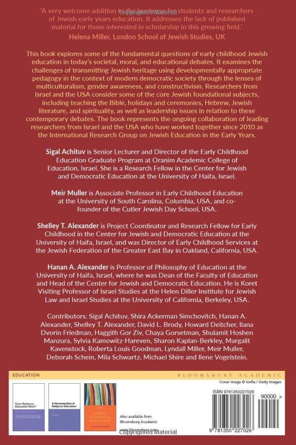 Early Childhood Jewish Education: Multicultural, Gender, and Constructivist Perspectives - Image 2