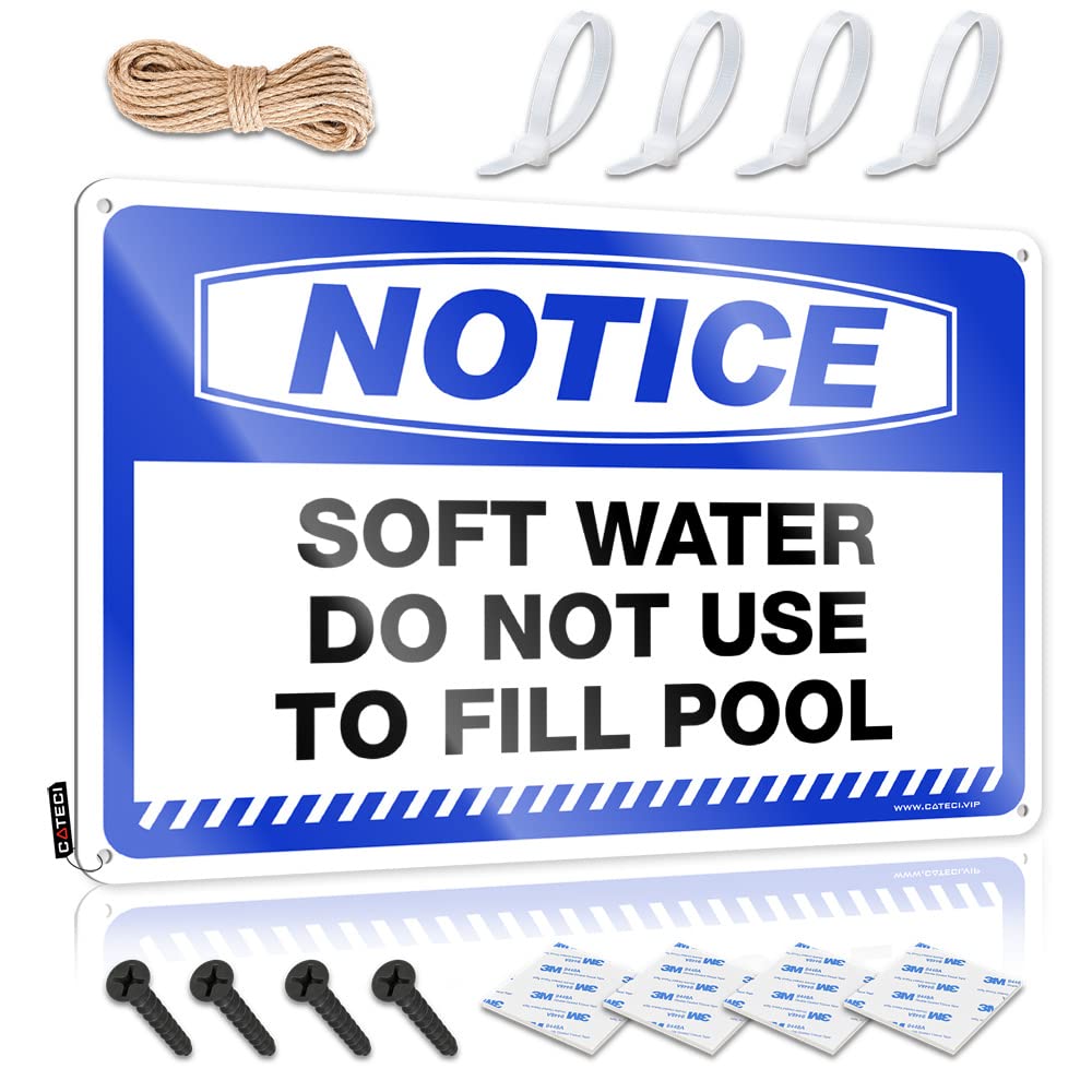 Bar Rules Tin Metal Sign Notice Soft Water Do Not Use To Fill Pool Tin Sign Beer Signs Metal Vintage Tin Sign Decor(30X40CM)