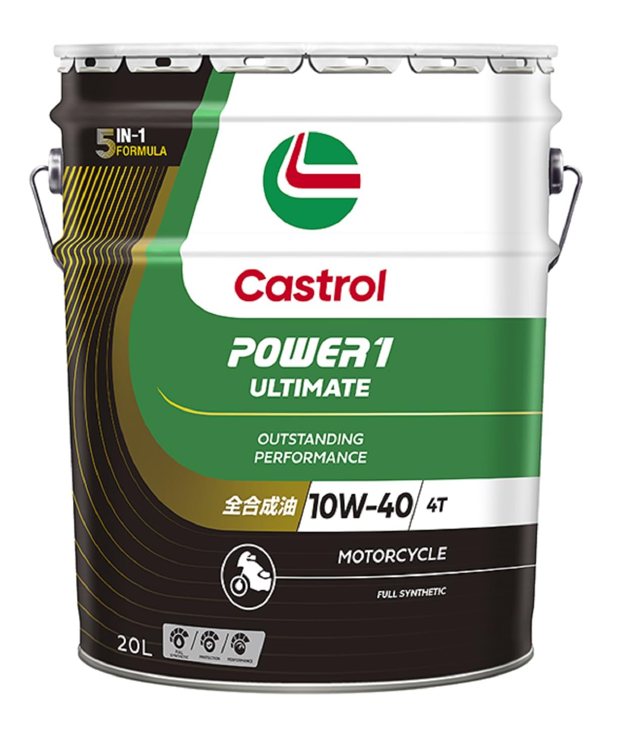 Amazon.co.jp: Castrol(カストロール) エンジンオイル 10W-40 POWER1