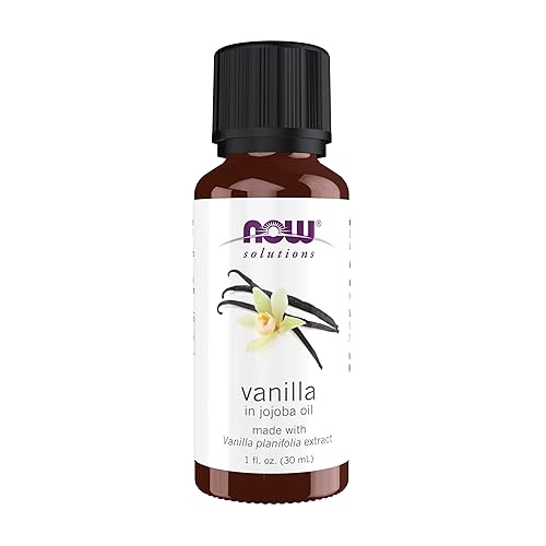 Miniatura 1 de NOW Aceites esenciales, aceite de vainilla, mezcla de extracto de vainilla puro en aceite de jojoba puro, aroma dulce para aromaterapia, vegano,