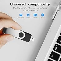 Vista 6 de Unidad flash USB de 2 TB 2000 GB USB 2.0 Pulgar Drive Giratorio USB Stick Bulk Gig Stick Memory Stick Metal Pulgar Drives