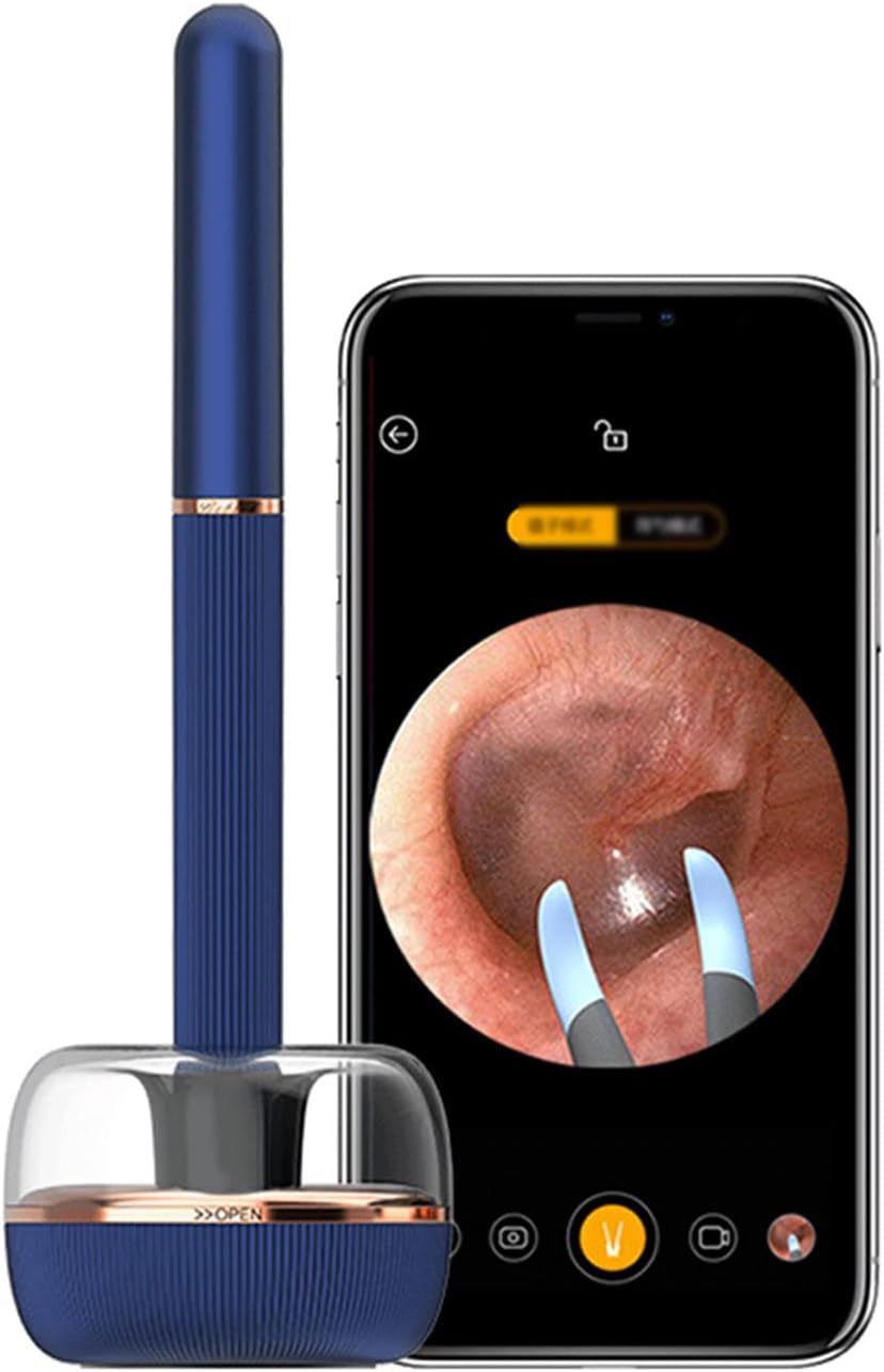 Ear Wax Removal Tool with an Ear Cleaning Camera Ear Cleaner 10 Megapixel HD Ear Wax Removal with Camera Tweezers