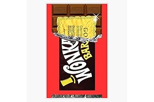 Wonka Chocolate Bar Prize Inside Bumper Sticker Window Water Bottle Decal Wonka...