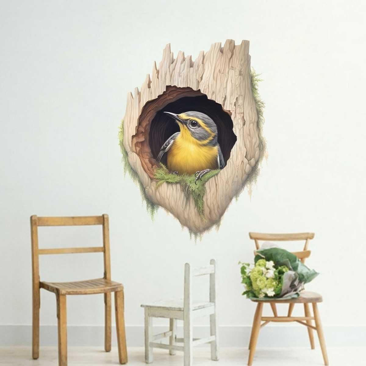 ARNEMA 3D Bird Wall Sticker | Decorative Waterproof Wall Sticker for Living Room Bedroom Home Dcor 2