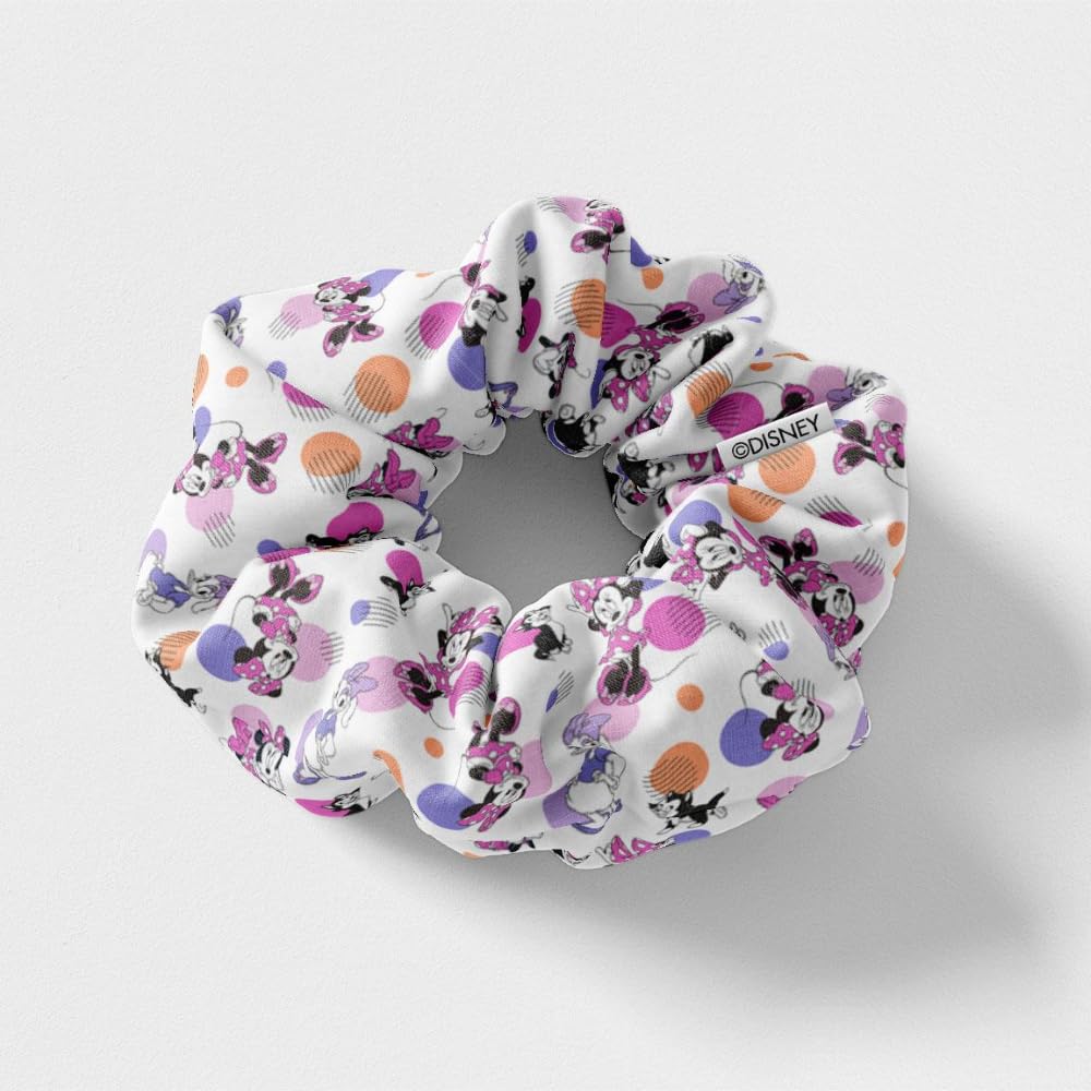 Disney Scrunchies, Minnie, Princesses, Frozen II, Lilo & Stitch, Charge of 101, Aristocats, Fabric Hair Elastics, Pigtails - Image 4