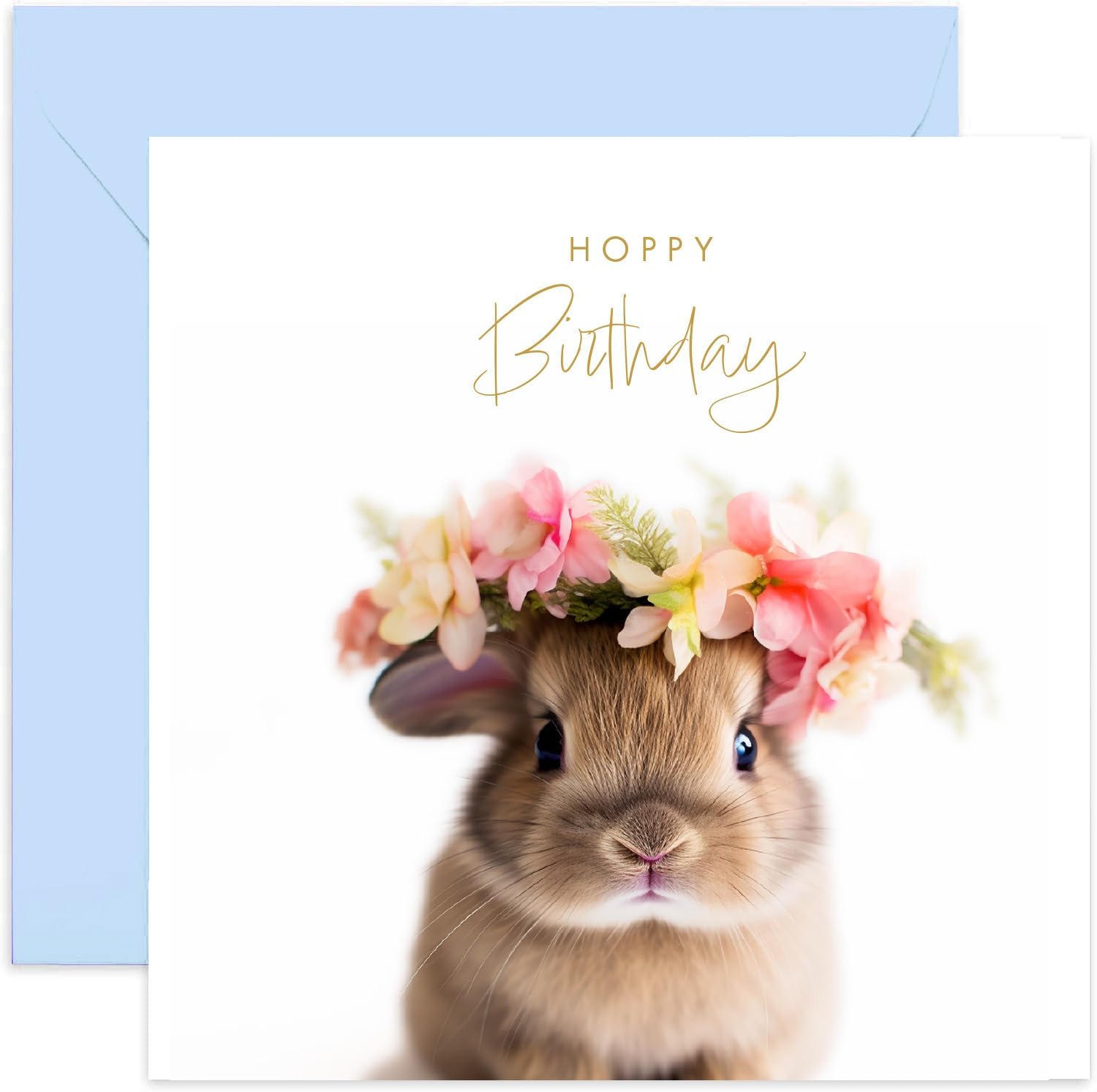 Amazon | Old English Co. かわいいウサギのホッピーバースデーカード