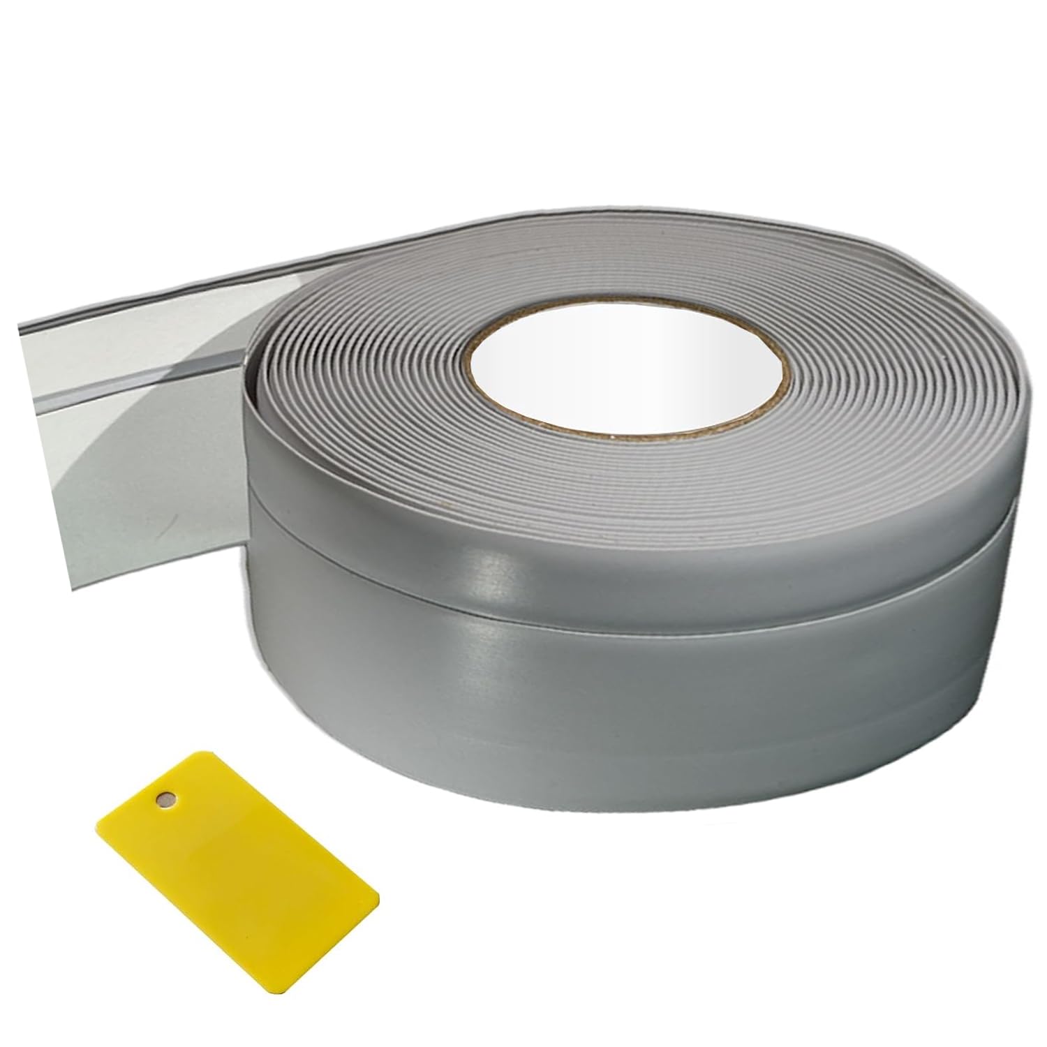 Jyvex Grey Self Adhesive Skirting Board PVC 50x20mm 14m Skirting โ image 1