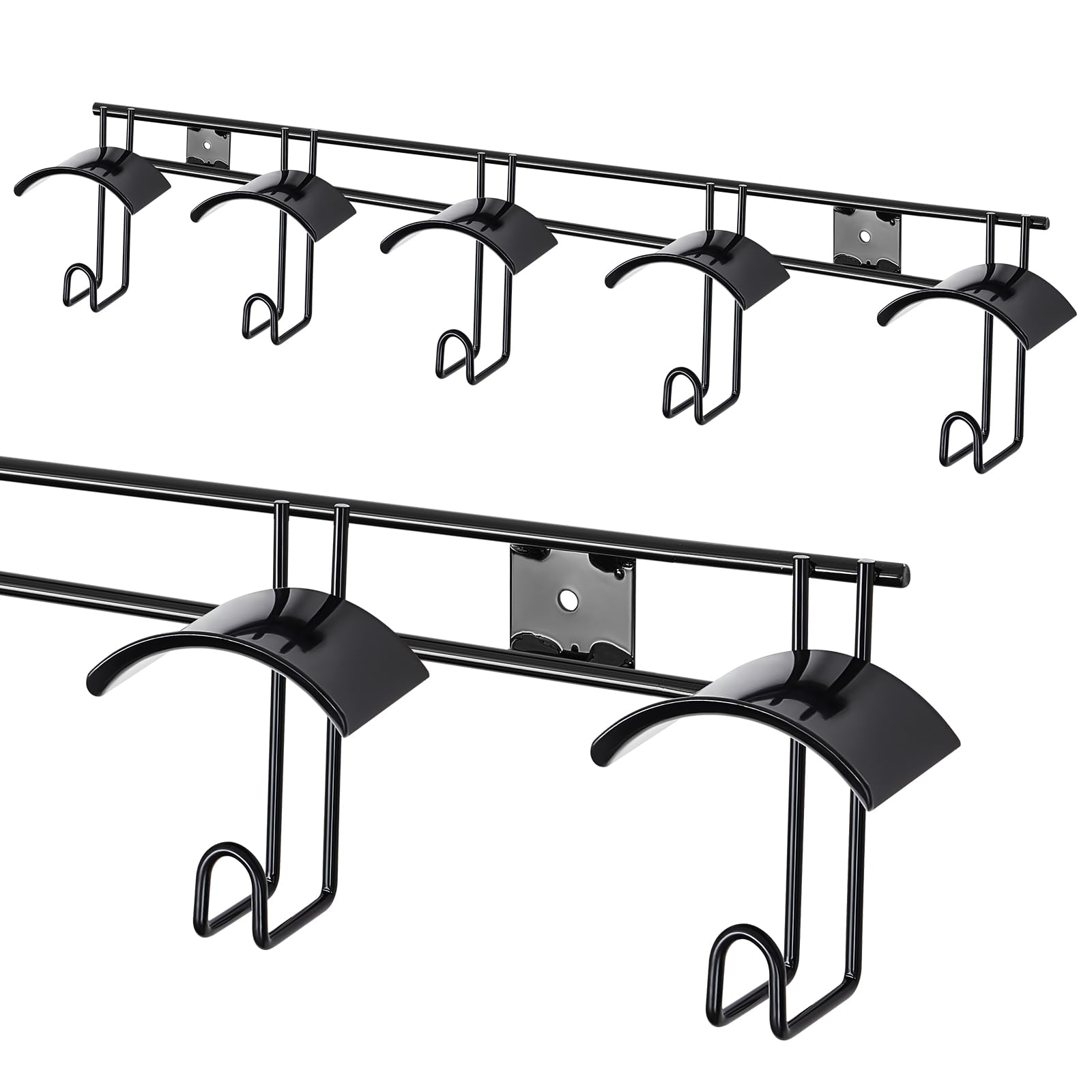 Zonon 1 Pcs Bridle Rack for Horse Wall Mount, Horse Tack Bulk, Five Hooks