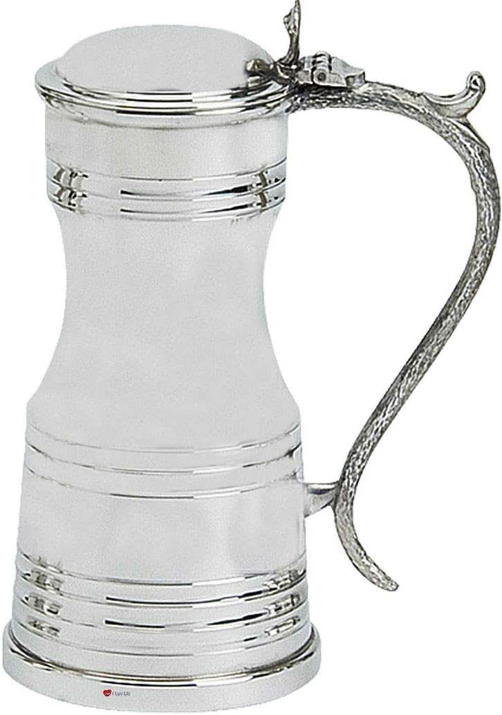 Traditional Scottish Tankard 0.75pt Tappit Hen Lid Possible for Engraving Pewter