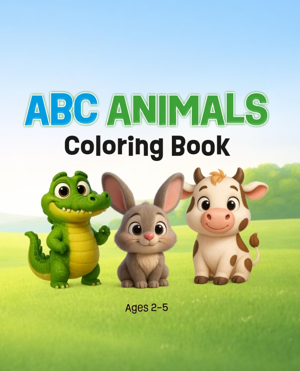 ABC Animals Coloring Book: for Kids Ages 2–5