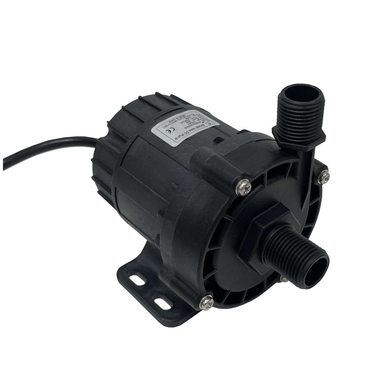 SHYSKY Wytrzymała, cicha mikropompa wodna bezszczotkowa DC 24V 115W DC65E-24250S 25M 2500LPH, z zabezpieczeniem przed pracą na sucho, do systemów chłodzenia i obiegu cieczy pod ciśnieniem