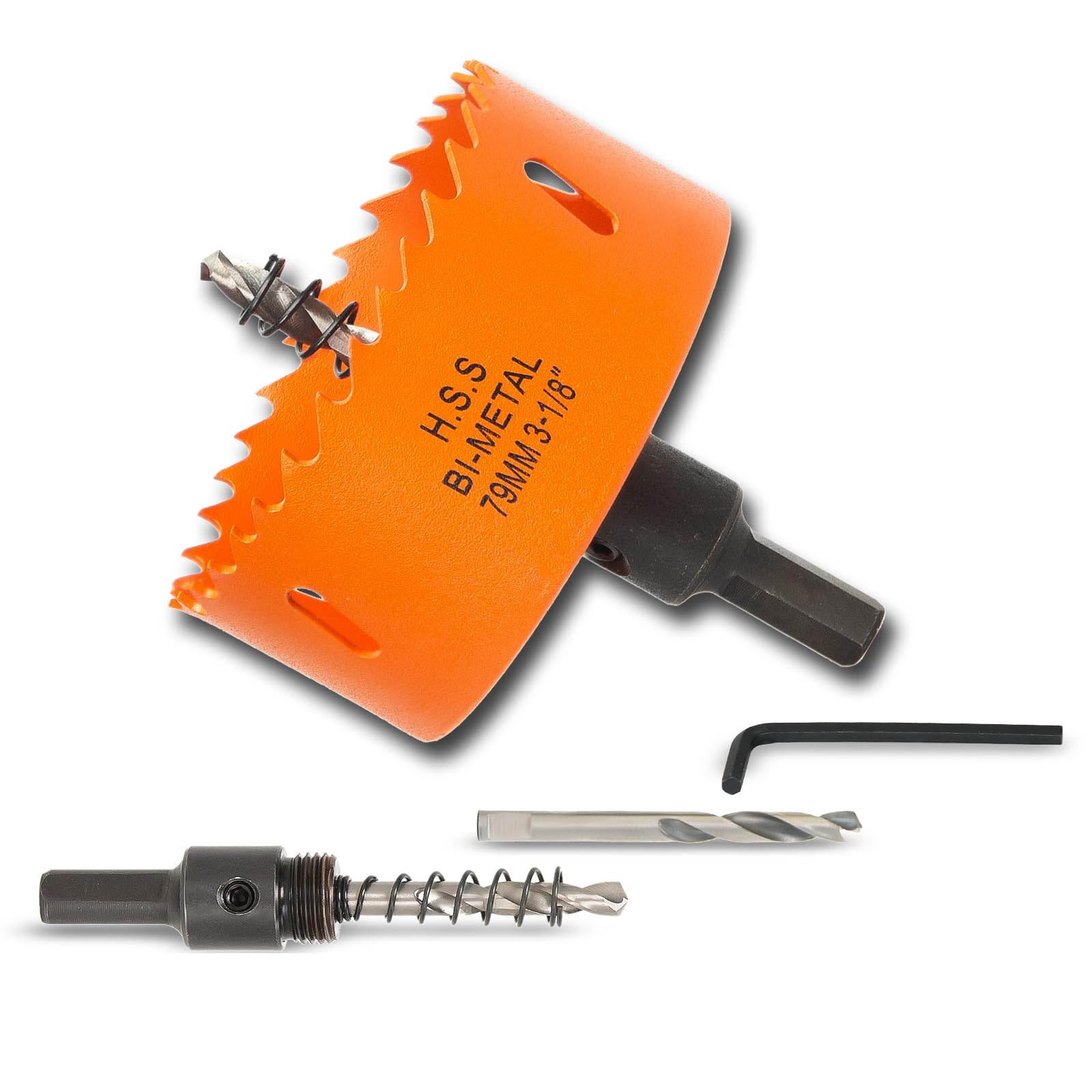 2" Hole Saw Kit - Wood, Metal, Plastic -9 2" Hole Saw Kit - Wood, Metal, Plastic -9
