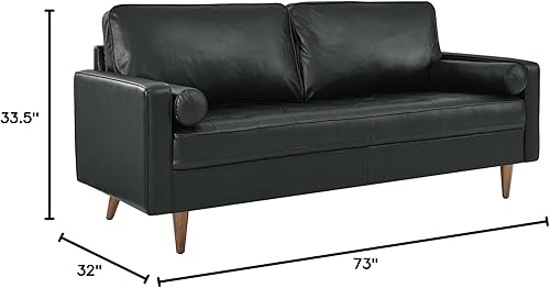 Miniatura 2 de Modway Valour, sofá de 73", negro