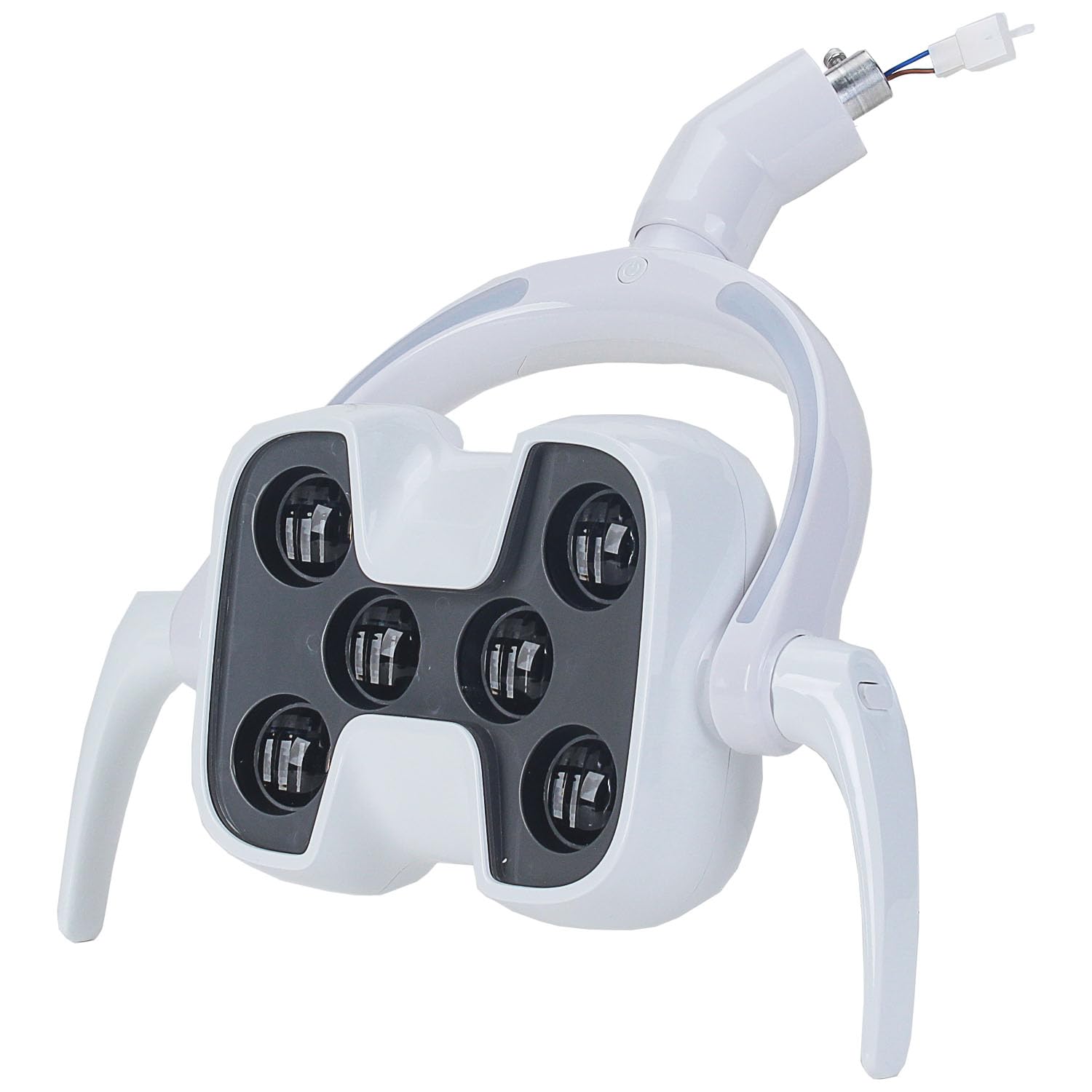 Dental LED Light with 6 High-Brightness LEDs, Infrared Sensor, 22mm Chair Mount, Sleek Custom Design, Cold Shadowless Light (26mm Optional)