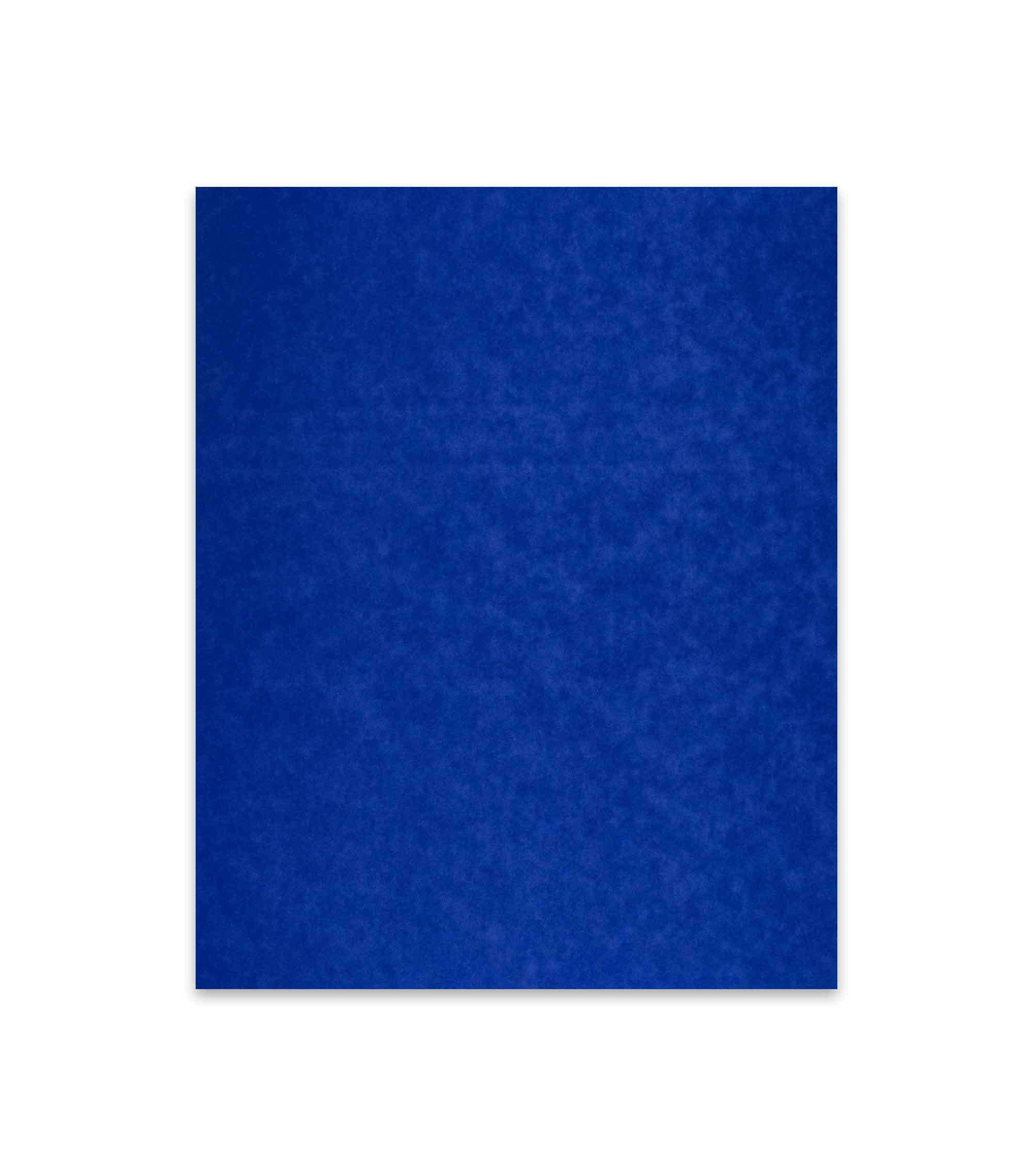 CountryArtHouse Royal Blue Suede Acid Free 16x20 Backing Board - Uncut Photo Mat Board - 1 Sheet