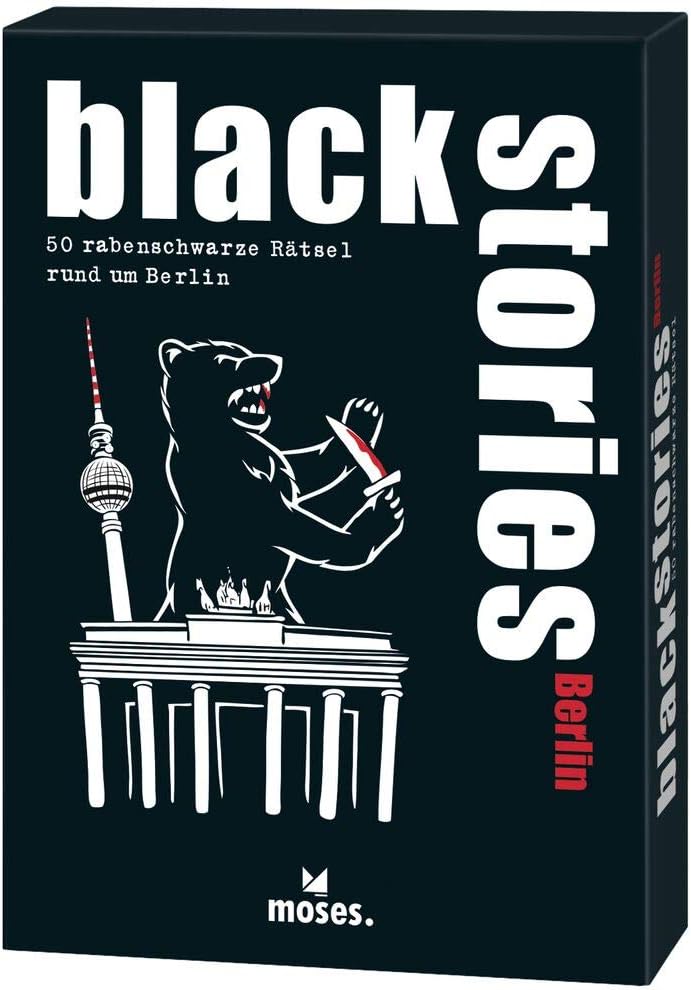moses. 100668 Black Stories Berlin, 50 rabenschwarze Rätsel rund um Deutschlands Hauptstadt,...