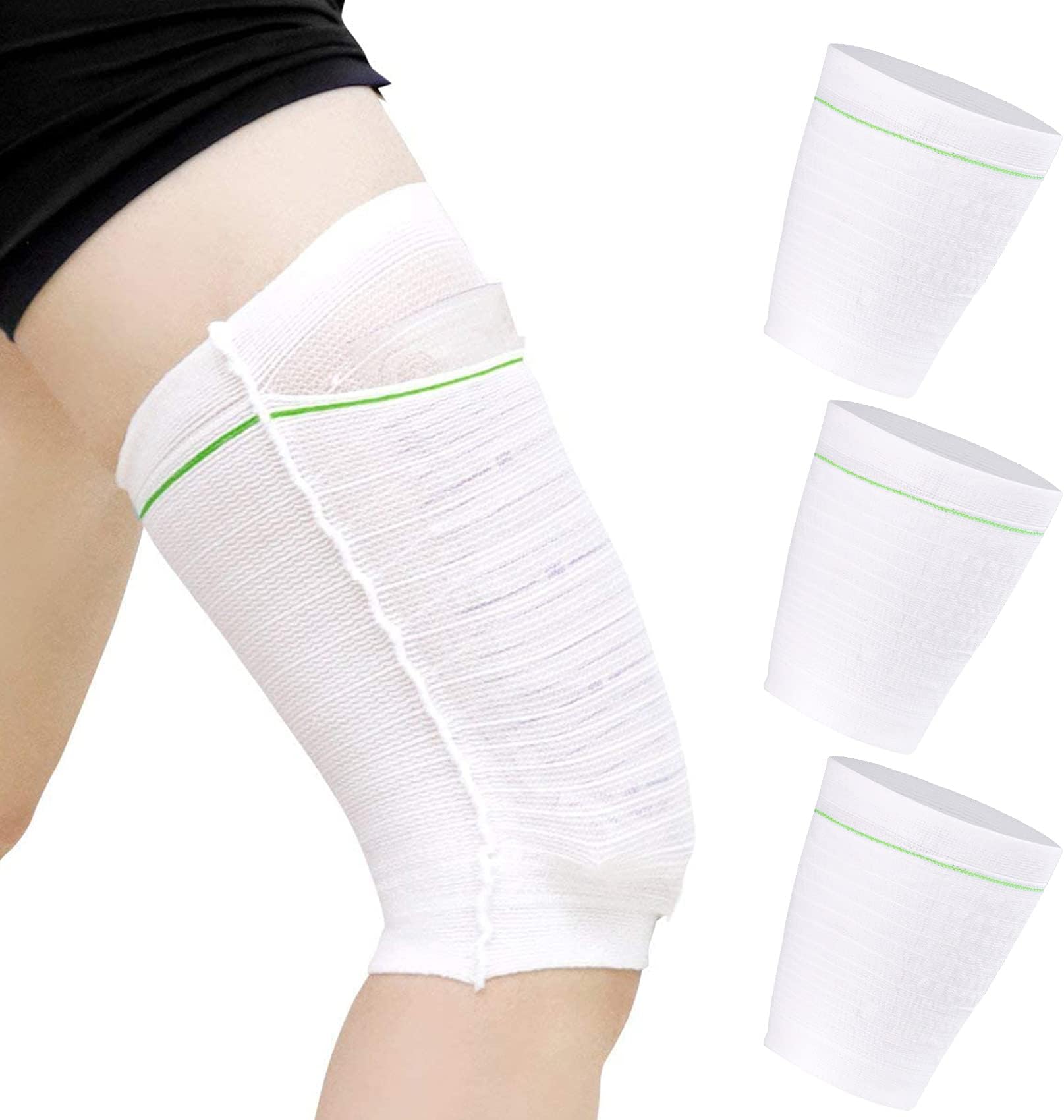 Urine Leg Sleeves 3 Count Urinary Drainage Catheters Bags Holders for Incontinence Supplies Strong Care Support & Fixed Provided X-Large