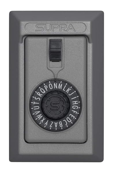 Kidde AccessPoint 001014 KeySafe Original 5-Key Permanent, Spin Dial, Titanium Gray
