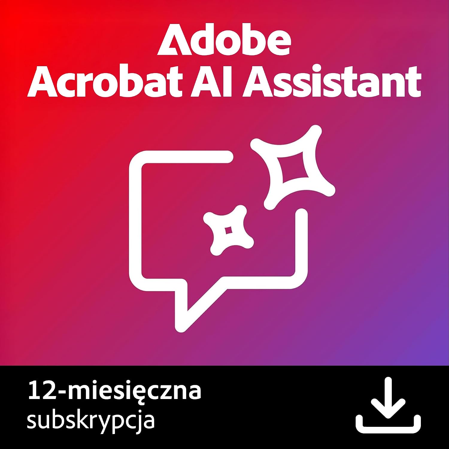 Asystent AI Adobe | Oprogramowanie PDF | Pobierz oprogramowanie | Wymagana aktywacja | PC / MAC