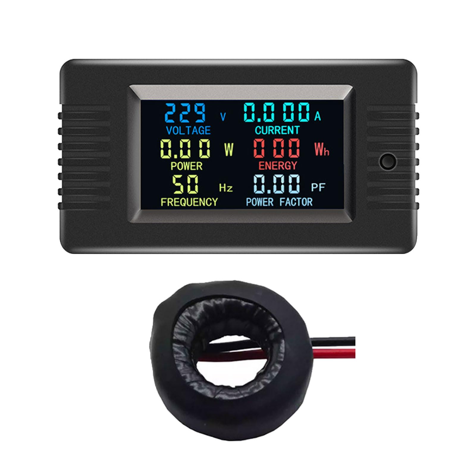 Buxuaaaa Set D Power Consumption Instrument With Digital Readout Digital Power Monitors For Commercial & Residential Setting Industrial Management
