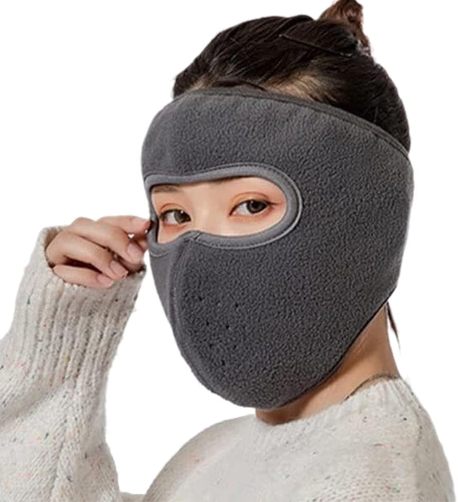 Winter Fleece Mask Warm Mask, Warm Fleece Face Mask for Men and Women, Windproof Cold Weather