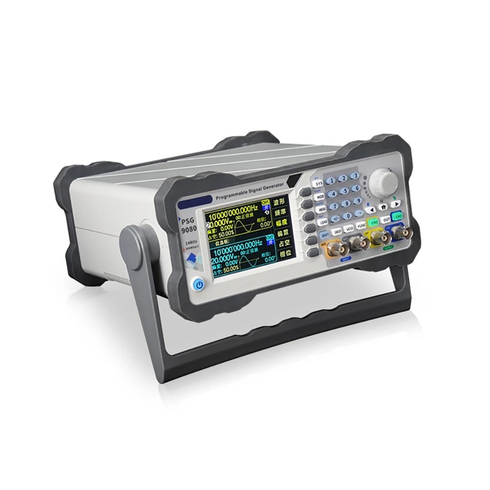 PSG9080 Generador de señal digital programable de 80 MHz con DDS dual/2 canales, medidor de frecuencia y generador de forma de onda arbitraria (AU)