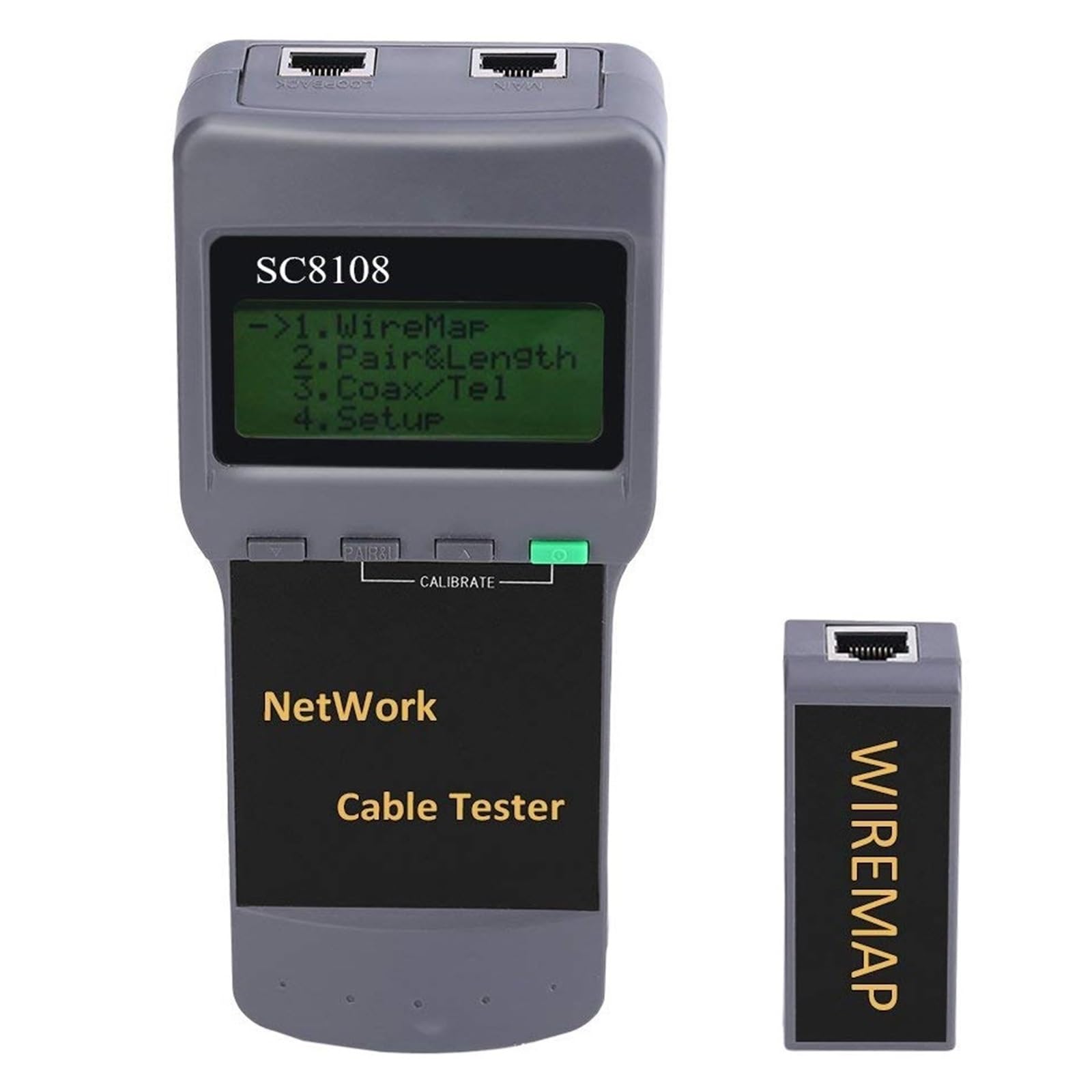 Probador De Cable Longitud LAN Red Portátil, Medidor Y Teléfono Digital Con Pantalla LCD 5E 6E CAT5 RJ45 Identificación Precisa Eficaz