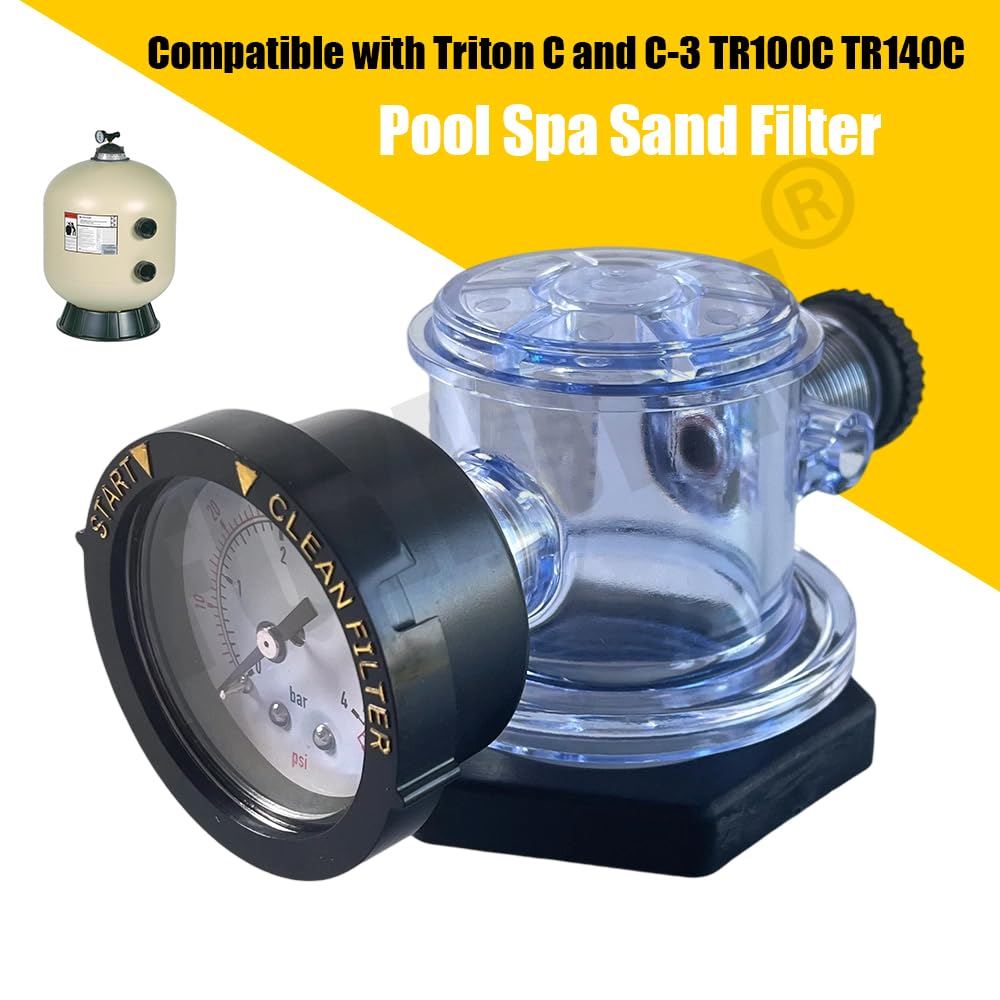 Gruppo valvola di sfogo aria manuale 273564 273564Z per filtro a sabbia per piscina e spa, compatibile con Pentair Triton II, Triton C, TR100C, TR140C, valvola di sfiato dell'aria di ricambio