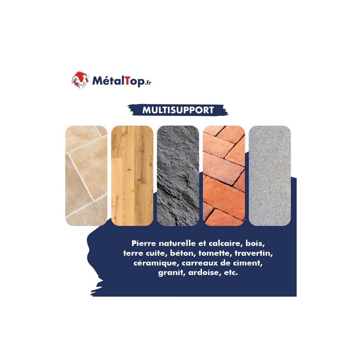 Metaltop - Peinture Sol Mat - Noir signalisation - RAL 9017-1 L - Finition mate pour béton de garage, atelier ou entrepôt