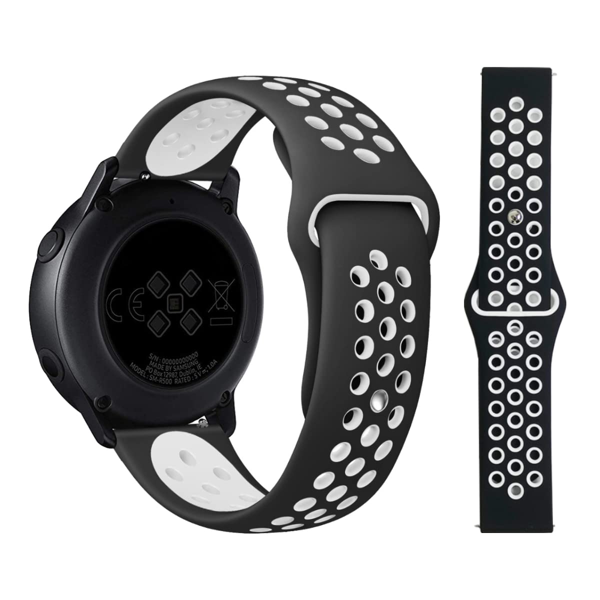 Lonkenn 22mm Silikon Armband für Garmin Forerunner 265/Forer