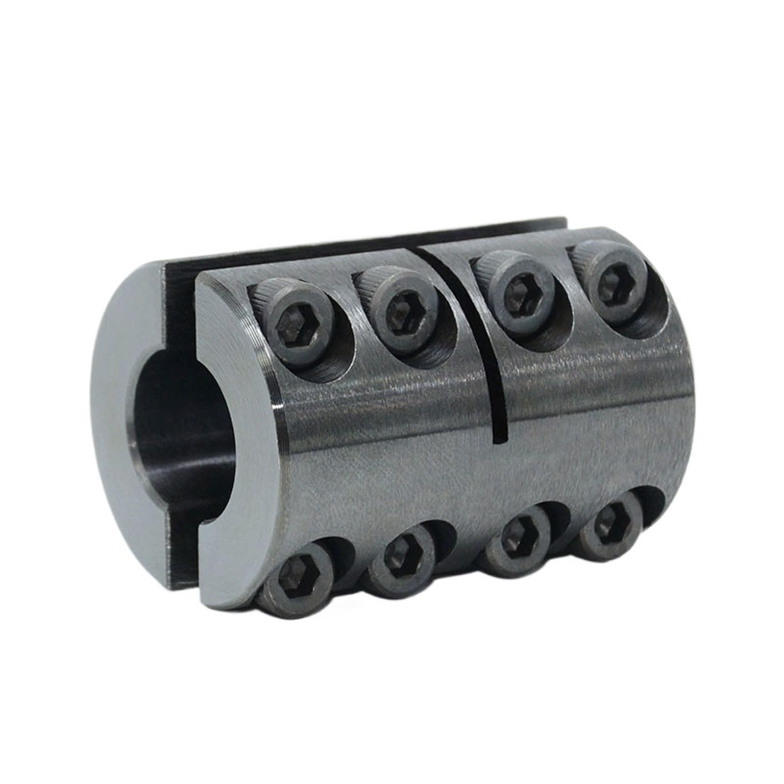 1 Stück Stahlkupplung, separater Bolzen, fester Kupplungsstecker, verlängerter Kupplungsservoklemmen-Wellengelenkdurchmesser Welle verstellbar(Bore 20mm D42L65)