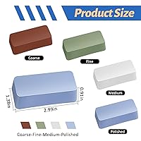 Vista 3 de Amylove Kit de pulido de ruedas de aluminio de 8 pulgadas de diámetro con orificio de eje de 58 pulgadas, compuesto de pulido y kit de pulido