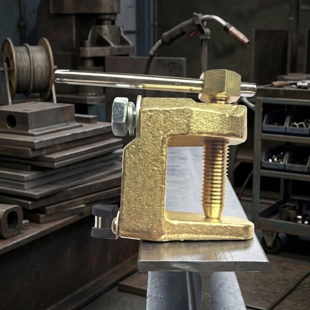 800A Porta elettrodi di saldatura in ottone per serraggio rapido 800A | Ottone massiccio, perdita di resistenza minima, trasmissione di corrente stabile, capacità di carico 800A, durevole
