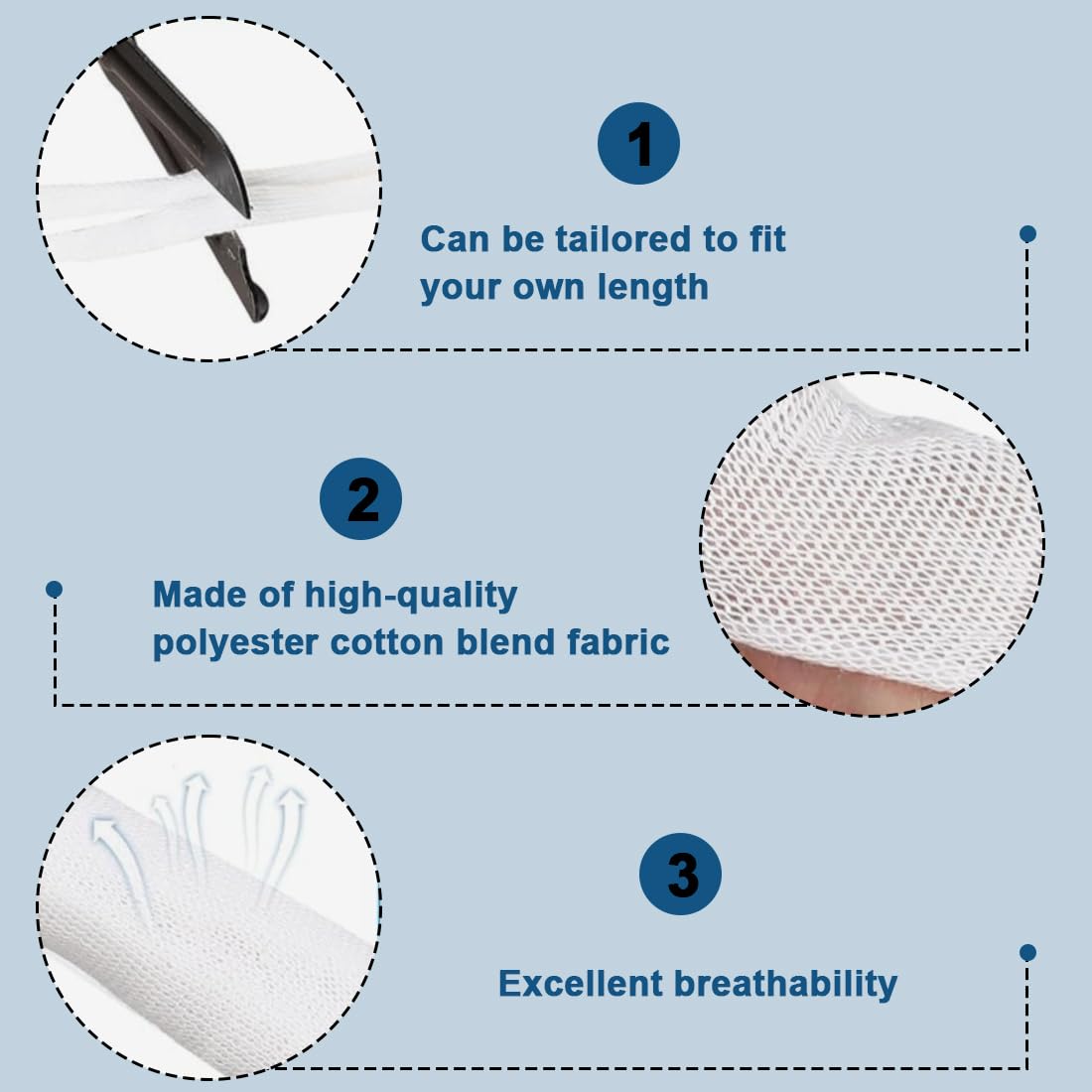8 Pièces Pansement Doigt, Bandage Tubulaire Doigt Élastique, Doigt Respirant Protege Doigt Pour Premiers Secours, pour Protection Contre les Blessures Aux Doigts