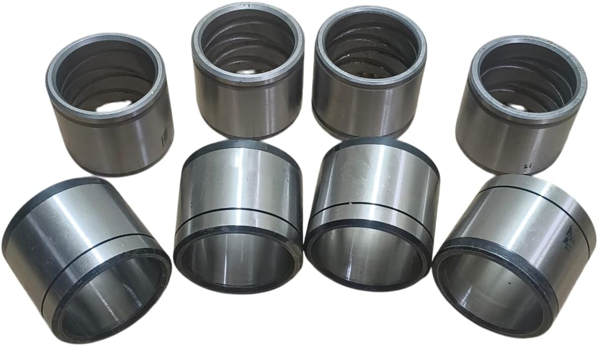 Dipper and Tipping Link Bush Fits and Compatible with Backhoe 3cx Model and Various Earthmoving Machines Set 4 Pcs Each (809/00125 & 809/00176)