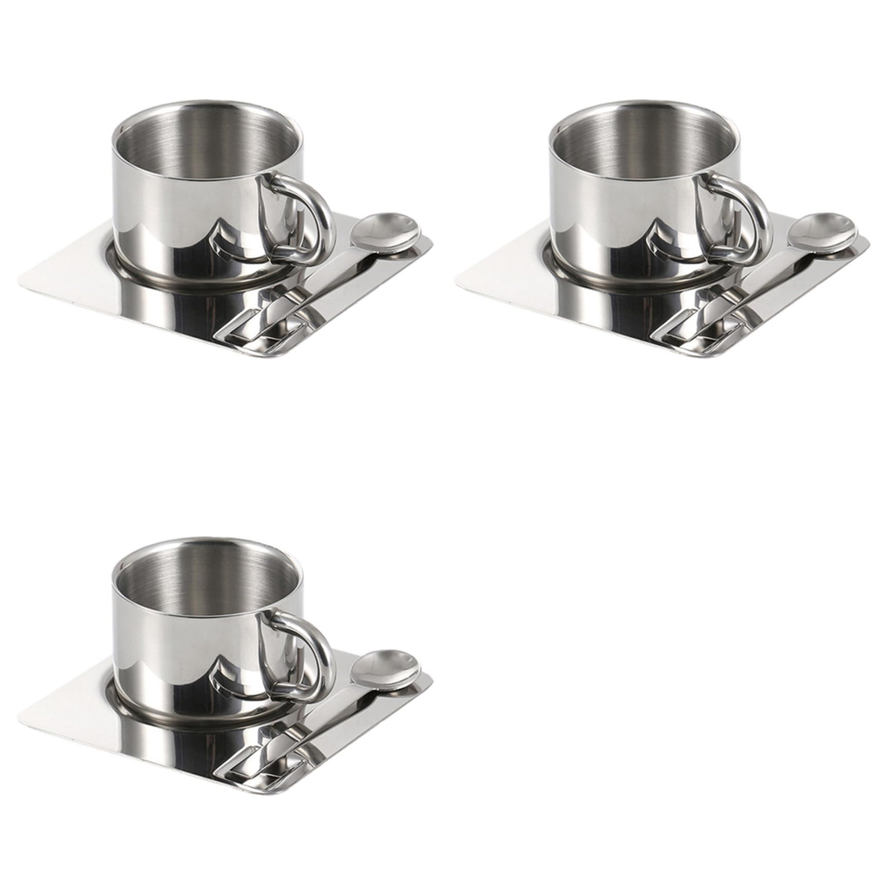 Tasse à café haut de gamme avec sa cuillère fine et set de table