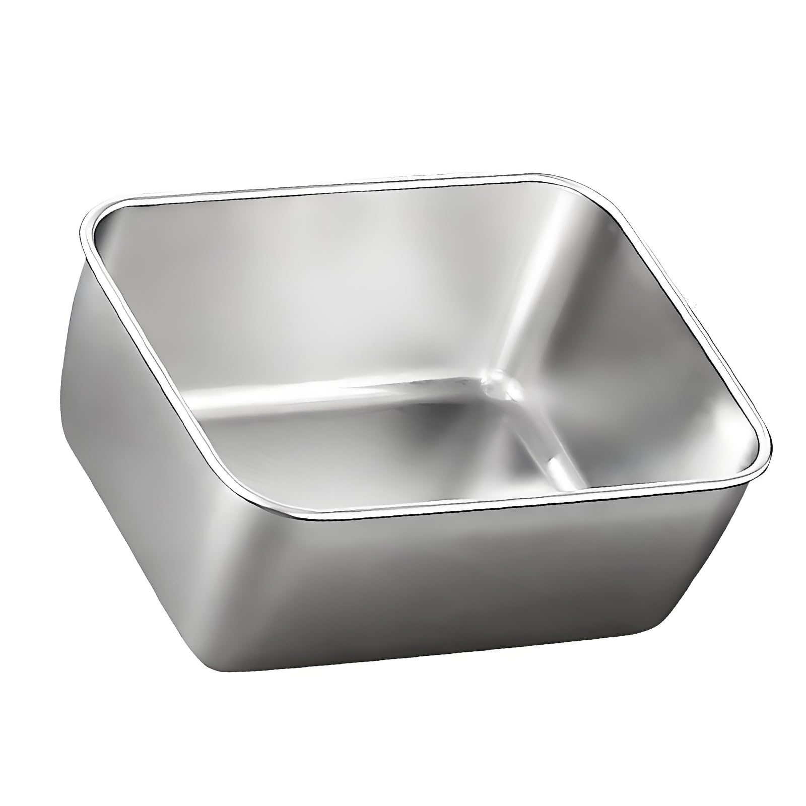 Hangsu Metal Food Container for Meal Prep Rectangular Kitchen Storage Box for Lunch Picnic and Serving Use Daily Food Prep