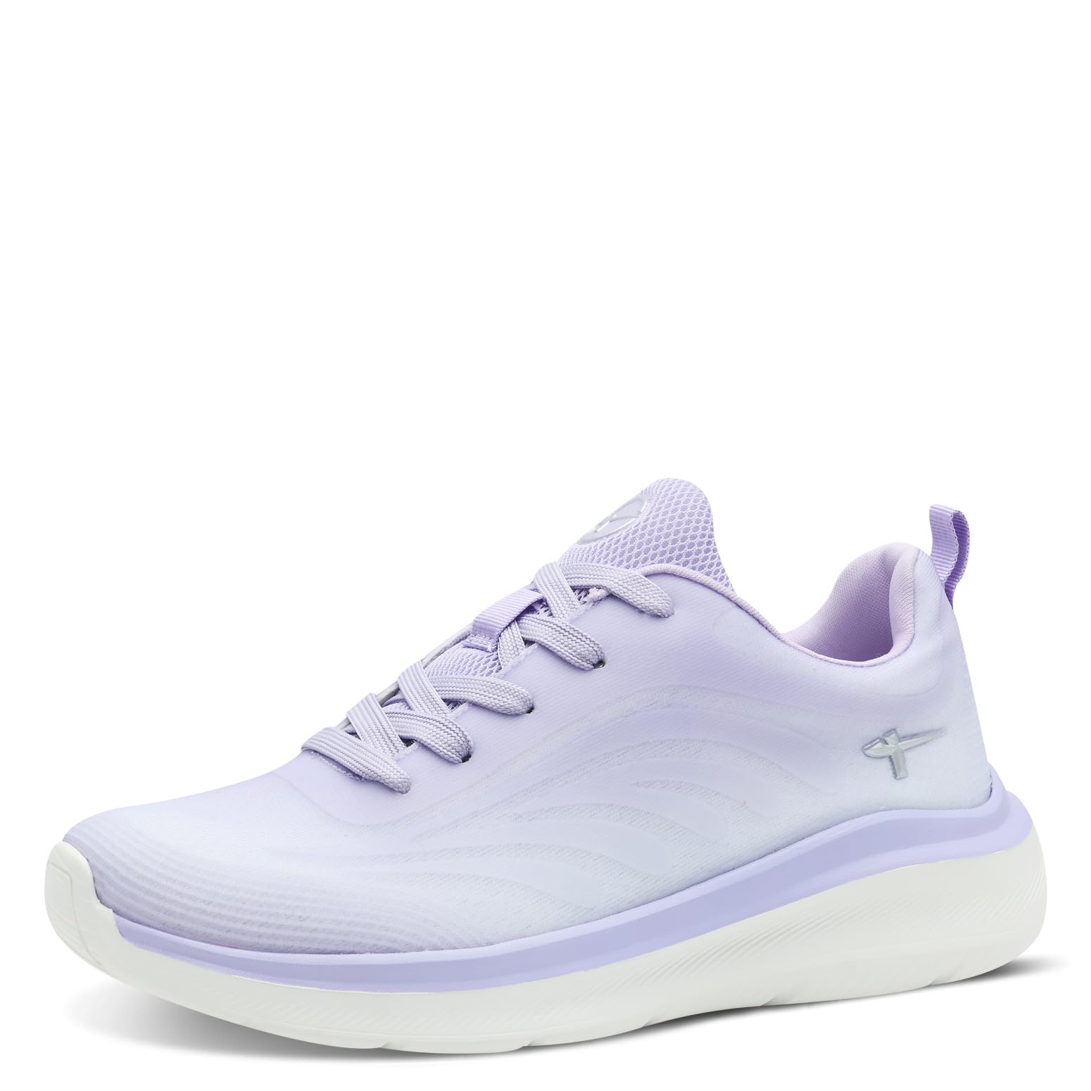 Tamaris Comfort Damen Sneaker flach Sportlich Vegan, Lila (Lilac), 40 EU