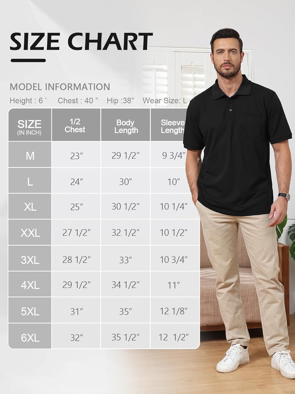Corna Cotton Blend Men's Polo Shirts Short Sleeve Casual Stylish Solid Performance Dry Fit Golf Shirts for Men - Image 5