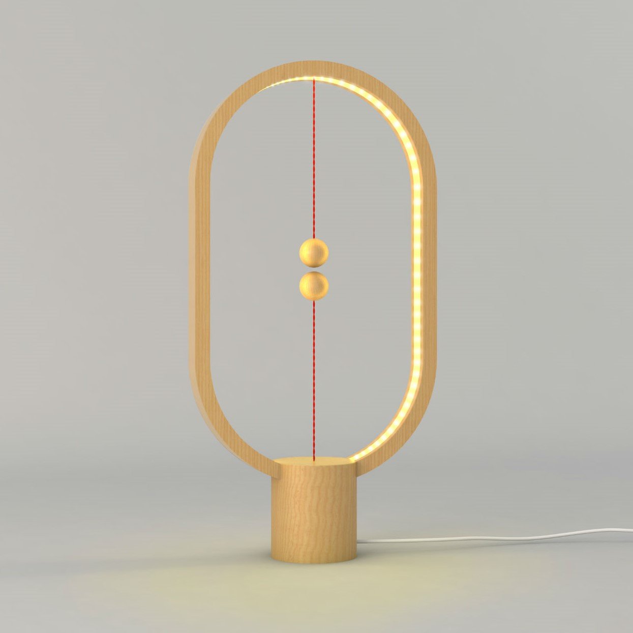 AllocacocEllipse LED Light Wood
