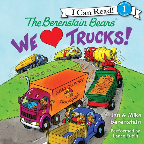 Cover art for The Berenstain Bears: We Love Trucks!