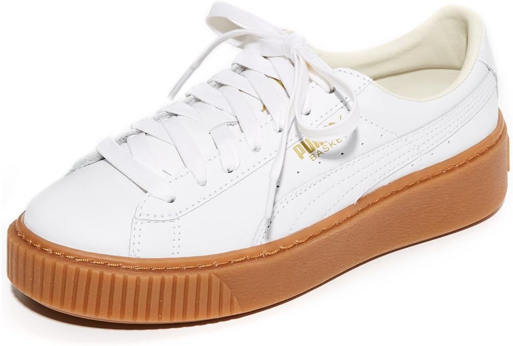 PUMA Women's Basket Platform Core Fashion Sneaker Puma White-Puma White  Size: 8.5 B(M) US : PUMA: Amazon.sg: Fashion