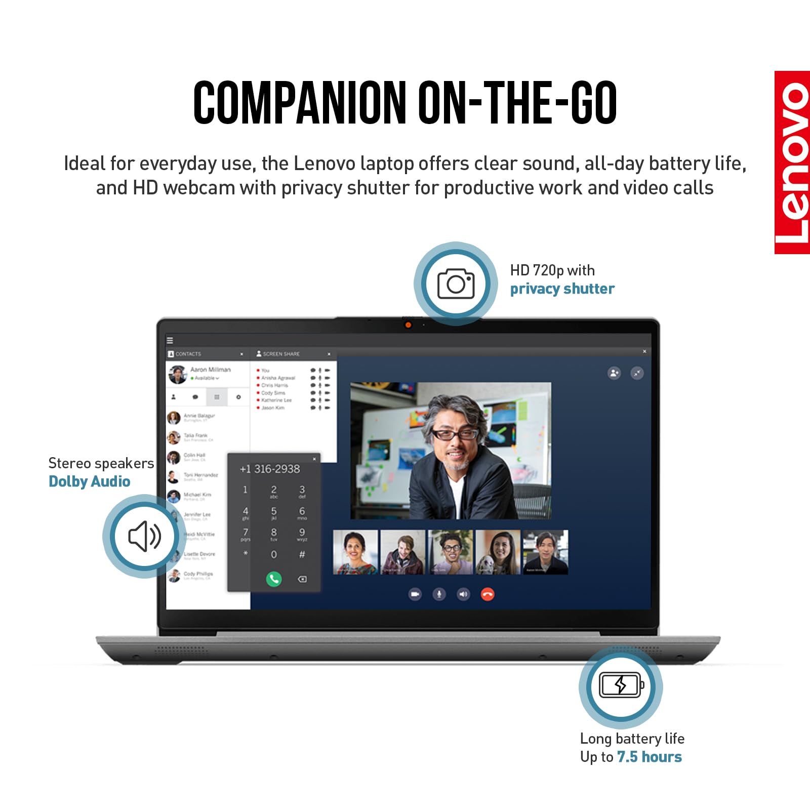 Amazon.com: Lenovo IdeaPad 3 14 Laptop Computer, 14 Inch FHD Ultra