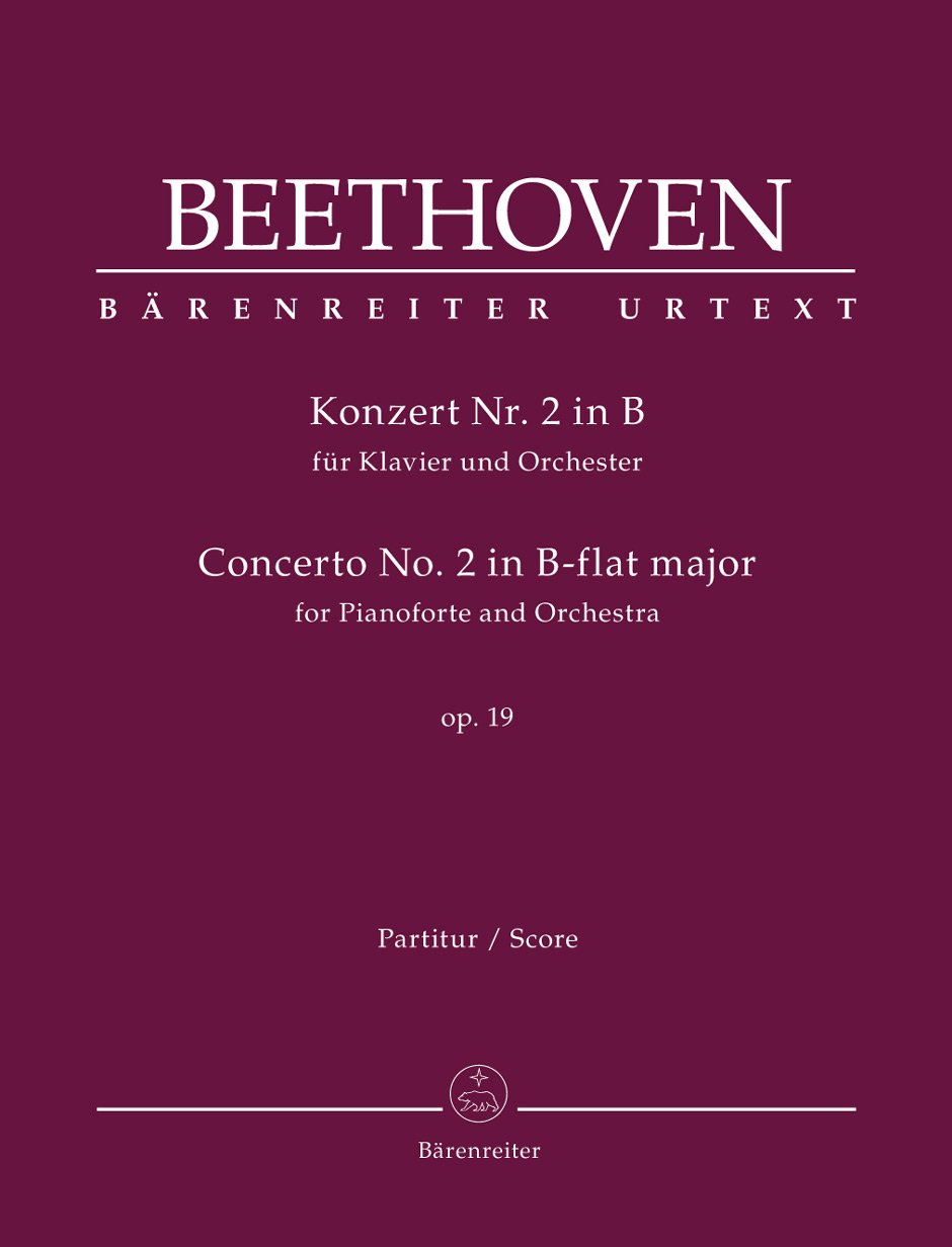 Konzert Nr. 2 in B für Klavier und Orchester, op. 19: Partitur