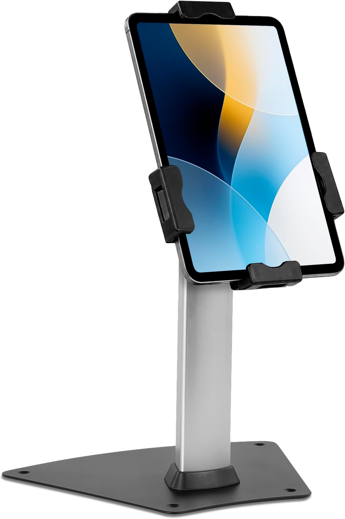 Mount-It! iPad Stand, Secure Universal Tablet Kiosk POS Locking Tablet Countertop Stand for Desk, Fits iPad, Air, Samsung Galaxy Tab, Surface Go & 7.9"- 10.9" Tablets